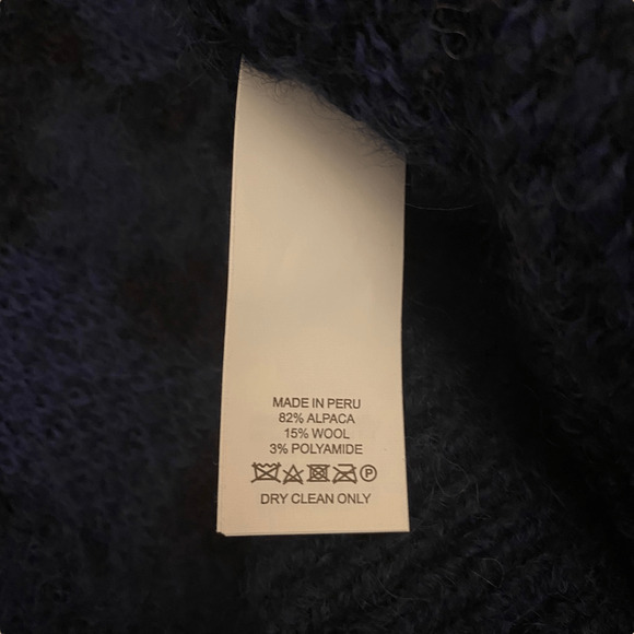 Kate Spade Wild Ones Purple Lepoard Alpaca and Wool Blend Sweater XXS - Picture 5 of 8